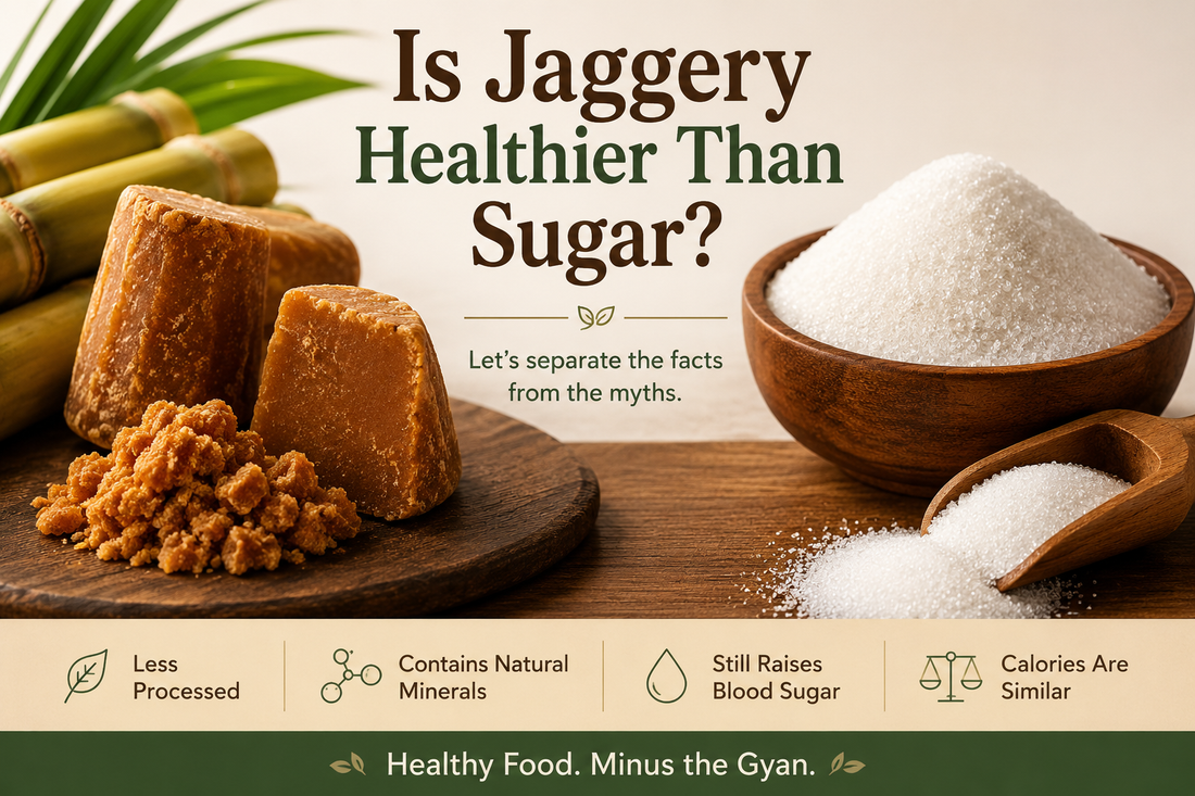 Is jaggery really healthier than sugar?