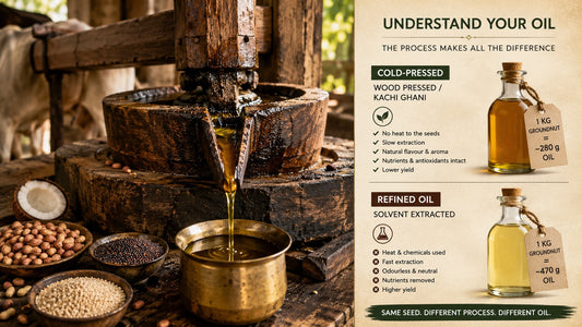 Wood-Pressed, Cold-Pressed, Refined — What These Words Actually Mean