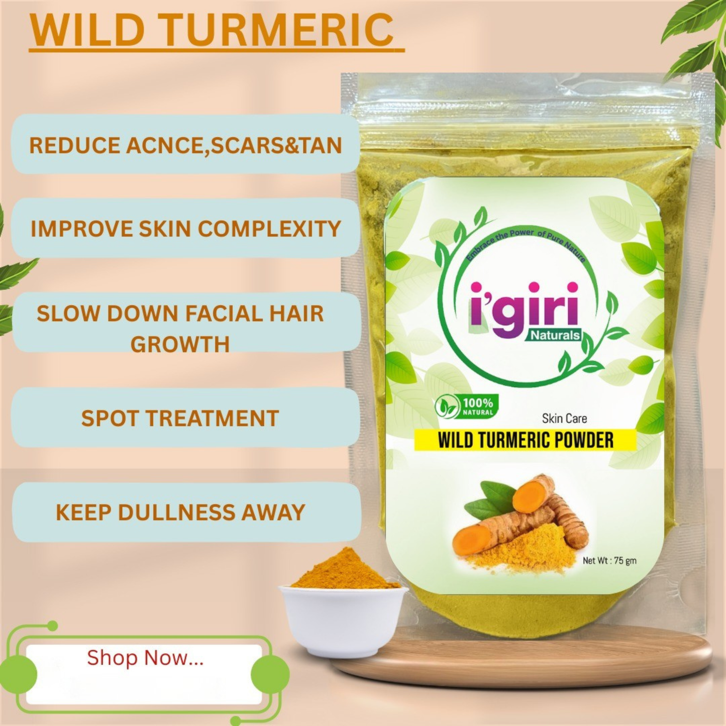 IG-Wild Turmeric powder