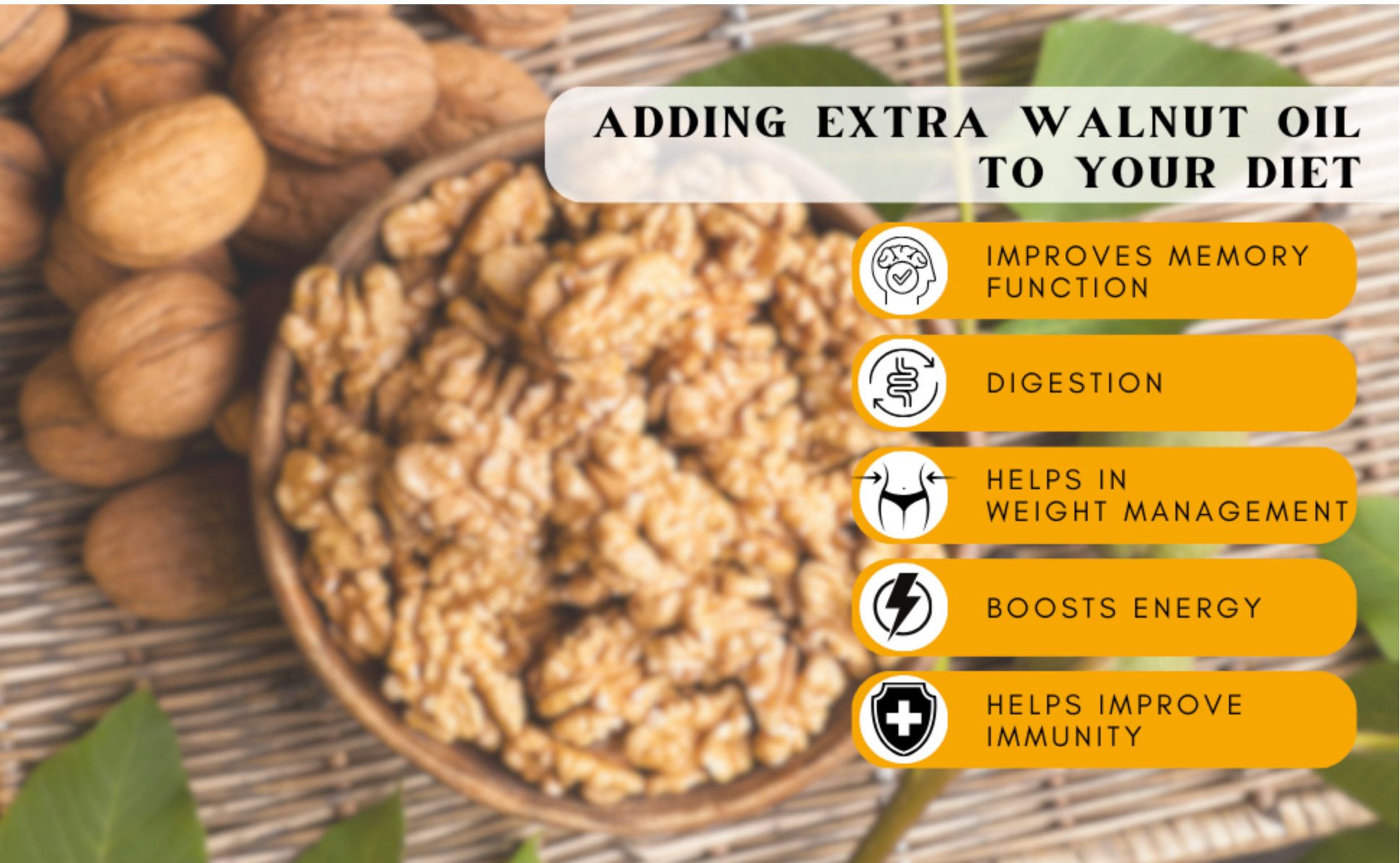 Cold pressed walnut oil omega-3 rich by Woodified Natura